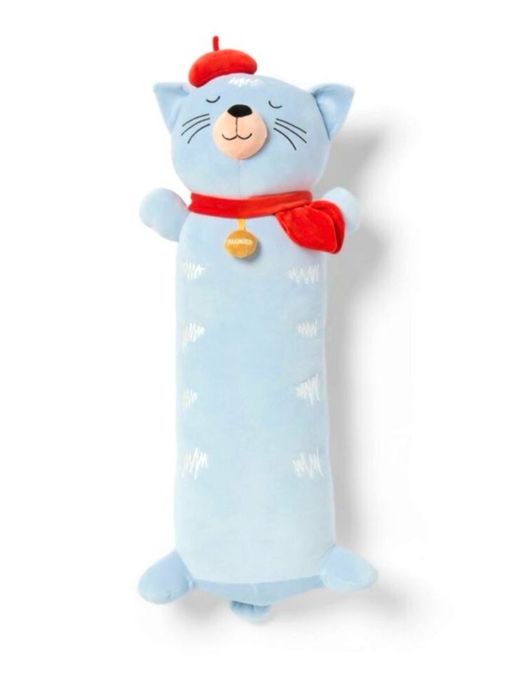 Pillowfort Blue Cat Kids' Long Weighted Plush Throw Pillow *NEW*